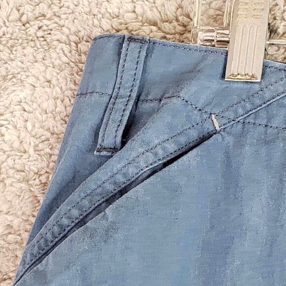 Levis Silvertab Shorts Mens Size 36 Cotton Cargo Blue Flat Front Canvas - Picture 6 of 10